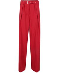 Dries Van Noten - Pleated Straight-Leg Trousers - Lyst