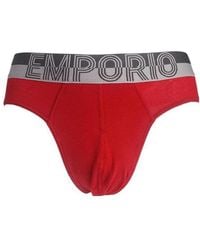 Emporio Armani - Logo Printed Underwear - Lyst