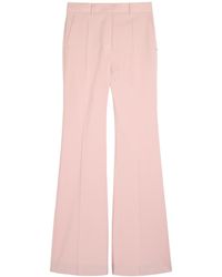 Sportmax - Flared-Leg Wool Trousers - Lyst