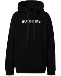 Burberry - Ansdell Logo Hooded Sweatshirt - Lyst