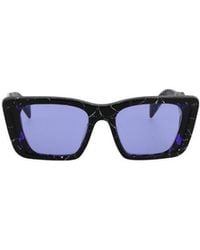 Prada - Oversized Rectangular-Frame Sunglasses - Lyst