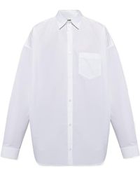 Balenciaga - Button-Up Oversized Shirt - Lyst