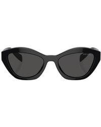 Prada - Eyewear Butterfly Frame Sunglasses - Lyst