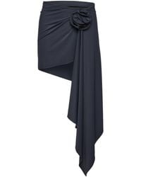 Magda Butrym - 02 Floral Asymmetric Beach Skirt - Lyst