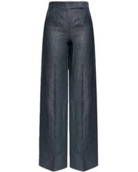 Max Mara - Deserto Wide-Leg Pants - Lyst