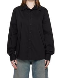 MM6 by Maison Margiela - Long-Sleeved Collared Shirt - Lyst