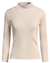 Balenciaga - High-Neck Ribbed Knit Sweater - Lyst