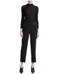 Vince - Flannel Mid-Rise Easy Pull-On Pants - Lyst