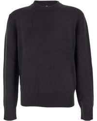 sunflower - Long-Sleeved Crew Neck Wool Sweater - Lyst