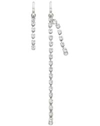 MM6 by Maison Margiela - Embellished Drop Earrings - Lyst