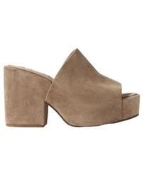 Gabriela Hearst - Round Toe High Heel Sandals - Lyst