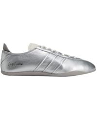 adidas - Y-3 Tokyo Metallic-Leather Sneakers - Lyst