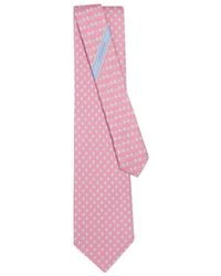 Ferragamo - Mini Fish Print Silk Tie - Lyst