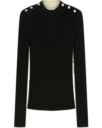 Sportmax - Renania Fitted Knitted Jumper - Lyst