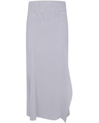 Issey Miyake - Pleated On Pleats Long Skirt - Lyst