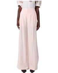 Twinset - Wide Leg Trousers - Lyst