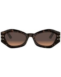 Dior - Eyewear Signature B1U Butterfly Frame Sunglasses - Lyst