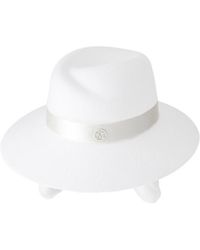 Maison Michel - Logo Plaque Hat - Lyst