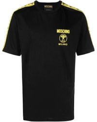 Moschino - Logo Short-Sleeved Cotton T-Shirt - Lyst
