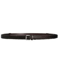 Dolce & Gabbana - Braided Detailed Buckled Belt - Lyst