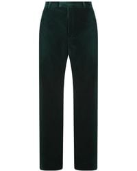Gucci - Stretch Velvet Trousers - Lyst