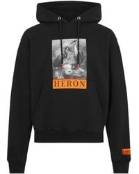 Heron Preston - Long-Sleeved Hooded Sweatshirt - Lyst