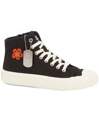 KENZO - Boke Flower Motif High-Top Sneakers - Lyst