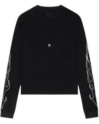 Givenchy - Graphic-Print Waffle-Effect T-Shirt - Lyst