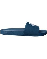 Calvin Klein - Solid Color Pool Sliders - Lyst