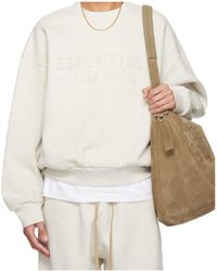 Fear Of God - Logo Embossed Crewneck Sweatshirt - Lyst