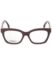 Fendi - Eyewear Cat-Eye Frame Glasses - Lyst