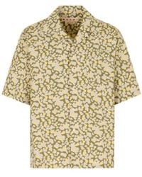 Marni - Abstract Print Short-Sleeve Shirt - Lyst