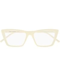 Saint Laurent - Mica Cat-Eye Glasses - Lyst
