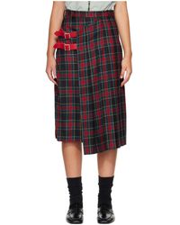 Undercover - Up2F1603 Midi Skirt - Lyst