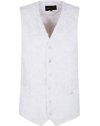Comme des Garçons - Floral-Embroidered Vest - Lyst
