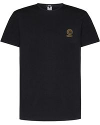 Versace - Medusa-Print Cotton T-Shirt - Lyst