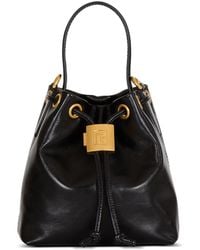 Balmain - Pulse Logo Bucket Bag - Lyst