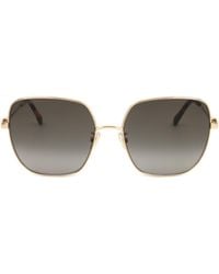 Jimmy Choo - Eyewear Kori Pilot Frame Sunglasses - Lyst
