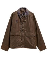 Barbour - Icons Spey Waxed Jacket - Lyst