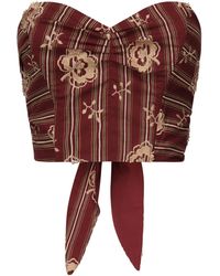 Ottod'Ame - Ottod'Ame Embroidered Corset Top - Lyst