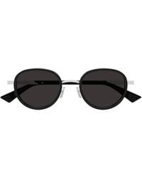 Bottega Veneta - Eyewear Oval Frame Sunglasses - Lyst