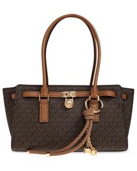 MICHAEL Michael Kors - Hamilton Moderne Small Signature Logo Satchel Bag - Lyst