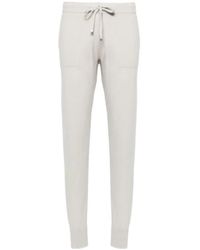 Eleventy - Drawstring-Fastening Knitted Trousers - Lyst