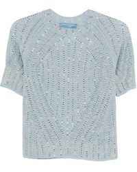 Ermanno Scervino - Openwork T-Shirt - Lyst