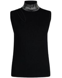 Liu Jo - Embellished Halterneck Top - Lyst