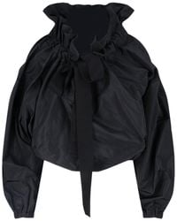 Patou - Ruffled Long Sleeve Top - Lyst