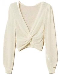 Twinset - Dual-Use Knit Shrug With Criss-Cross - Lyst