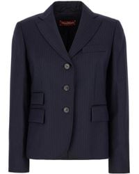 Max Mara - Single Breasted Blazer - Lyst
