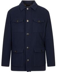 Canali - Long-Sleeved Casual Jacket - Lyst