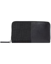 Fendi - Ff Jacquard Zip Around - Lyst